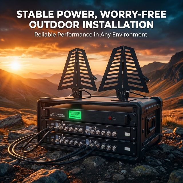 Professional Outdoor & Indoor Digital Antenna Booster Amplifier-Large Capacity Switching Power Amplifier for Stage Use