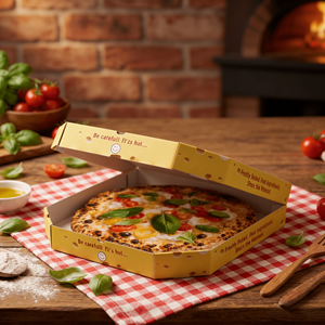 Caja <span class=keywords><strong>de</strong></span> Pizza Recubierta para Pizza Caliente, <span class=keywords><strong>Venta</strong></span> Directa <span class=keywords><strong>de</strong></span> Fábrica, Caja <span class=keywords><strong>de</strong></span> Cartón para Pizza para Llevar <span class=keywords><strong>de</strong></span> 12 Pulgadas, Caja <span class=keywords><strong>de</strong></span> Pizza Corrugada con Logotipo - Product Image 2