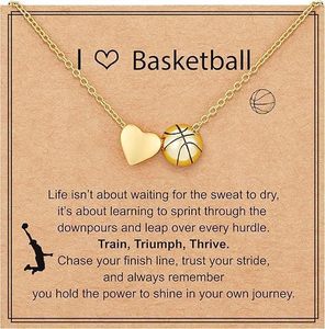 Collar Personalizado de Softbol/Fútbol/Voleibol/Baloncesto para Niñas y Mujeres, Accesorios Deportivos, Joyería, Regalo para Enamorados - Product Image 4