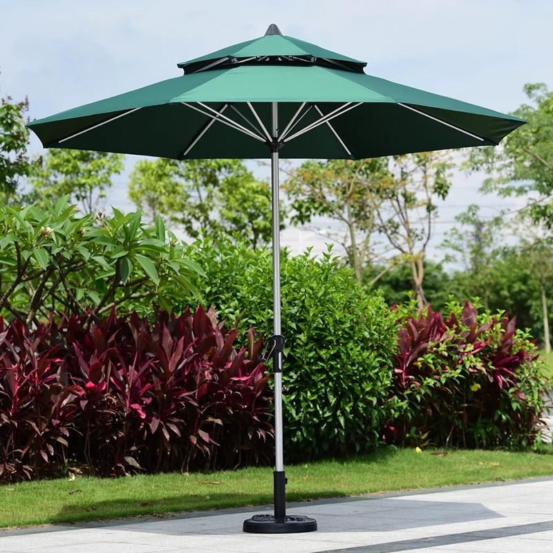 Parapluie double patio supérieur