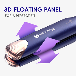 KangRoad Factory Plancha De Cabello Profesional Vapeur Turmalina Cerámica Plancha De Pelo De Vapor Con Anti-escaldado Plancha - Product Image 3