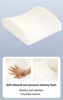 Oreiller de soutien lombaire en mousse à mémoire de forme Sleepsia Coussin de soutien du bas du dos pour soulager les douleurs au bas du dos