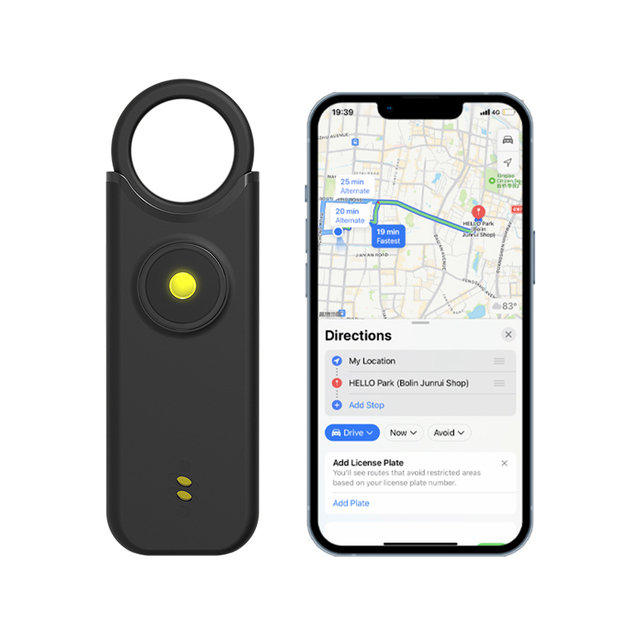 Smart Key Finder with Compact Design Anti-Lost Alert and Personal Safety Location Tracker GPS Tracker for Keys & Items