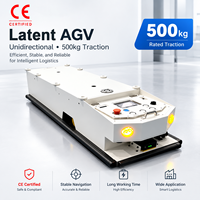 Robot mobile AGV sans conducteur certifié CE TZBOT, capacité de traction de 500 kg, pour le transport automatisé de chariots industriels