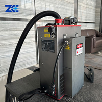 Machine de nettoyage au laser à fibre pulsée portable JPT MAX 100W/200W, sac à dos pour le décapage de la rouille du bois et du métal, construction en aluminium