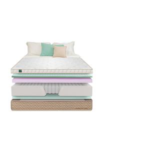 Colchón de Muelles Ensacados Duradero de 28 cm con Diseño Eurotop y Revestimiento de Espuma - Product Image 1