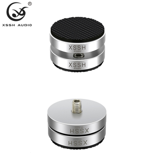 Support d'amplificateur CD <span class=keywords><strong>pour</strong></span> haut-parleur audiophile <span class=keywords><strong>HIFI</strong></span> XSSH Audio en aluminium et acier inoxydable avec pieds isolants et plaquettes anti-choc - Product Image 6
