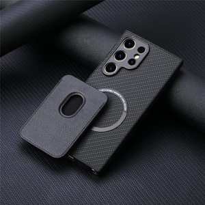 Funda Magnética de Lujo para <span class=keywords><strong>Samsung</strong></span> S26 Ultra con Ranuras para Tarjetas, Material TPU+PC+PU, para Galaxy S26/S25/S24/S23 Ultra - Product Image 4