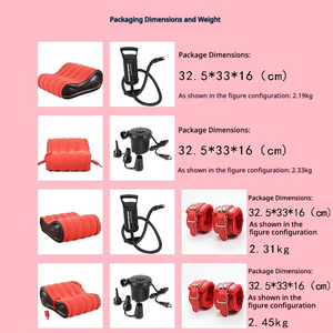 Sofá Inflable Sexual Moderno y Elegante, Ergonómico, Cómodo y Estable, Muebles Sexuales BDSM para Parejas, Experiencia Romántica Nocturna - Product Image 5