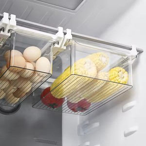 Wholesale <b>Storage</b> <b>Drawer</b> Box Sliding PartitionHanging Organizer for Vegetable Food Household <b>Storage</b> and Organization - Product Image 3