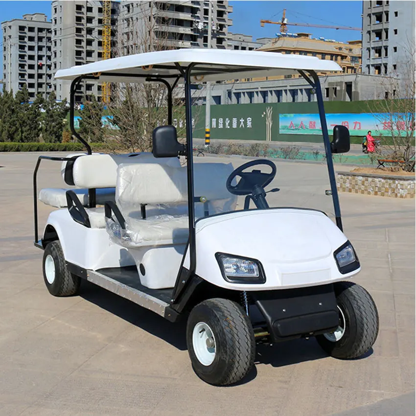 Todoterreno-Parabrisas tintado, 4 + 2 asientos, coche de Golf eléctrico