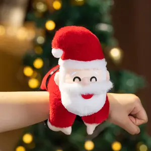 ילדים קטיף כרית elk pat רצועה חג המולד פופ מעגל ילדים של טבעת שלג חמוד חג המולד קישוט בובה חג המולד קישוט בובה מתנה