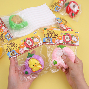 Creative Cute Fruit Cute Grain <b>Small</b> Animal Figurines Micro-landscape DIY Decorations <b>Blind</b> Bag Accessories Resin Craft - Product Image 6