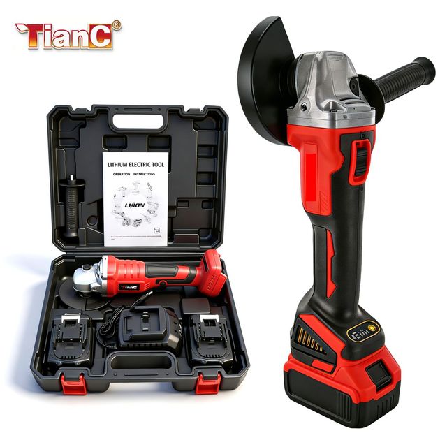 Factory Sales 21V High Speed 8500r/min 100mm Cordless Brushless Angle Grinder