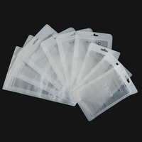Sac d'emballage de câble USB laminé à glissière en plastique transparent personnalisé avec sac d'emballage suspendu