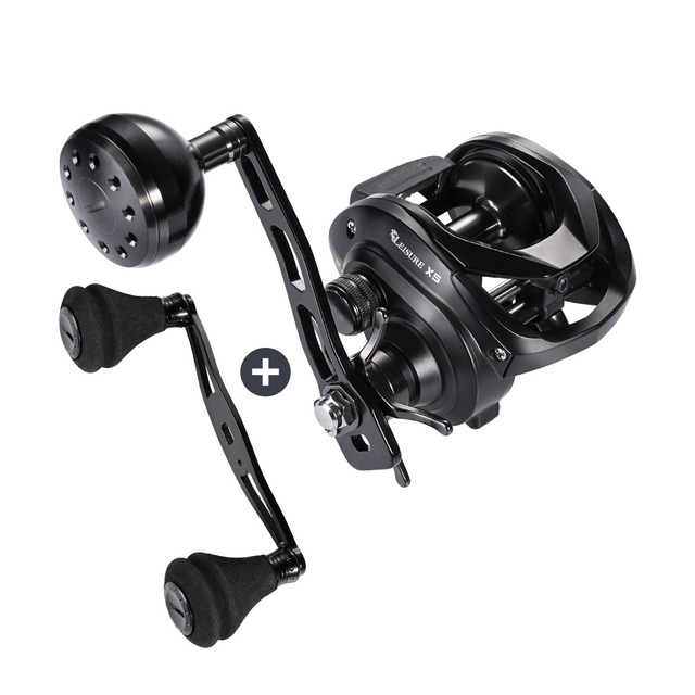 NOEBY Leisure X5 Predator Pike Bastcasting Fishing Reel Saltwater Fishing Reels with Heavy Duty Drive Gear for Fishing