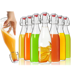 Bán buôn chai bia thủy tinh cho nhà sản xuất bia với <span class=keywords><strong>Swing</strong></span> <span class=keywords><strong>Top</strong></span> Nắp Kombucha nước Kefir đồ uống Soda bia chai thủy tinh - Product Image 1