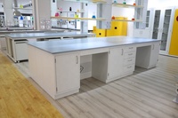 Meubles de laboratoire de conception moderne, bureau de travail, mobilier de laboratoire de physique, table de laboratoire à structure en H