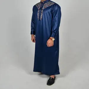 Мужская одежда модная 2024 вышивка khamiis Саудовская Аравия Мужская Дубай