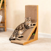 Arbre à chat FIRSTWELL de luxe moderne en carton ondulé, hauteur 60 cm, montage facile, design personnalisable, emballage carton mignon