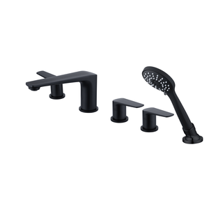 <span class=keywords><strong>Rubinetto</strong></span> da Vasca a 5 <span class=keywords><strong>Pezzi</strong></span> con Doccetta, Miscelatore in Ottone Cromato per Appartamenti, Vendita Calda - Product Image 2