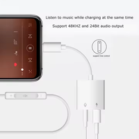 USB 3.1 Typ C 3,5mm Audio-Buchse Hilfs adapter DAC-Chip AUX Splitter-Ladekabel mit OTG-USB-C DC-Ausgangs adapter kabel