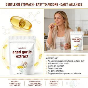 Cápsulas de Ajo Sin Olor <span class=keywords><strong>para</strong></span> Adultos, Extracto Herbal, Alimento Saludable <span class=keywords><strong>para</strong></span> Mujeres Embarazadas, Libre de GMO y Gluten, Mejorado, Éxito de Ventas en Amazon - Product Image 3