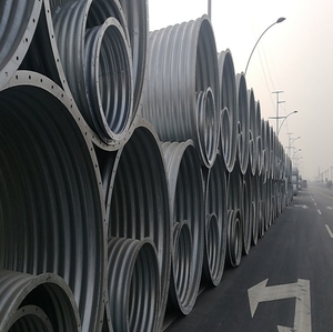 ผู้ผลิตสายการผลิตท่อนโลหะชุบสังกะสีท่อระบายเหล็กลูกฟูก - Product Image 3