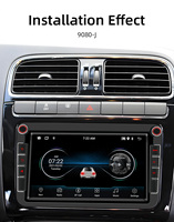 BQCC 8" Autoradio Android 13 Octa-Core Wi-Fi GPS 4G Carplay RDS pour Volkswagen VW CC Passat B7 Polo Golf 5 6 Jetta Mk5 Mk6