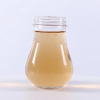 Vente en gros de pots en verre vides pour sirop, adaptés au sirop d'érable et au miel, avec pompe à bulbe en verre