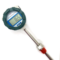 Termometer Digital LCD Tipe K HUADONG Industrial, Sensor Suhu Tinggi