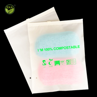 Bolsas de Correo Compostables Ecológicas Personalizadas de PLA+Almidón de Maíz, Bolsas de Embalaje Biodegradables para Ropa y Gafas con Cierre Hermético
