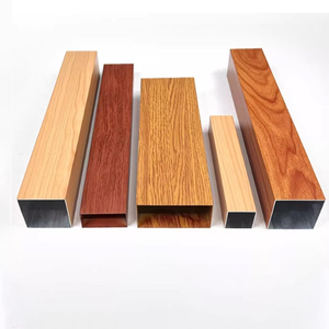 Poteaux de cloison en aluminium sur mesure, séparateur de pièce Art Déco, colonne décorative creuse translucide en métal à lattes, <span class=keywords><strong>du</strong></span> sol au plafond - Product Image 5