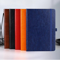 Journal de notes A5 personnalisable de haute qualité en cuir PU, carnet de notes portable avec couverture en papier, activités promotionnelles, faible MOQ