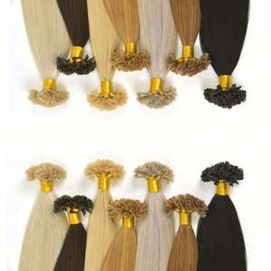 Extensiones de Cabello Humano Remy Real Amygirl, Cabello Chino, 8-22 Pulgadas, 0.5g/s, 100 Mechones, Punta en U, Queratina, Paquete de 50g - Product Image 5