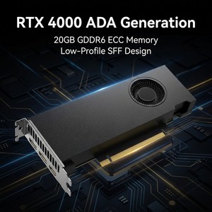 Tarjeta Gráfica para Estación de Trabajo RTX 4000 Ada Generation SFF de 20GB GDDR6 de Perfil Bajo, Arquitectura Lovelace, con la Última Tecnología Ada - Product Image 1