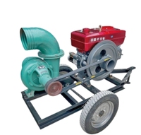 Mesin Diesel 18 HP Berpendingin Air Koneksi Fleksibel Unit Pompa Air 6-inci