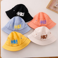 Sombrero de Sol Estilo Primavera y Otoño, Divertido y Moderno Sombrero de Pescador con Dibujos Animados para Bebés, Gorra de Protección Solar para Niños y Niñas