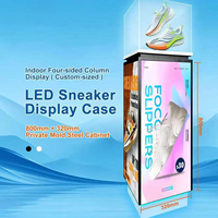 Affichage LED Colonne Pleine Couleur 4 Faces Commercial - Utilisation Intérieure/Extérieure Fiable et Attrayante, Luminosité 500cd pour les Entreprises