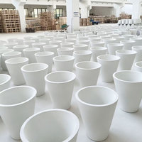 Isolateur en céramique conique, porcelaine conique 520 mm 330 mm 600 mm pour précipitateur électrostatique ESP OEM