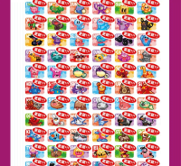 DM Eif Baby PVC Full Color Printed Clear Decorative Block Japanese Anime Figure Display Collectible for Fan Art