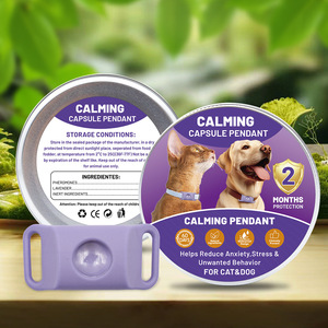Collier apaisant en <span class=keywords><strong>gel</strong></span> de silicone anti-stress pour chats et chiens, le plus vendu, soulage les émotions des animaux de compagnie - Product Image 3