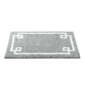 Tappeto da Bagno in Cotone Trapuntato 20x30 Rettangolare Design Geometrico Minimalista Tappetino da Bagno Premium - Product Image 1