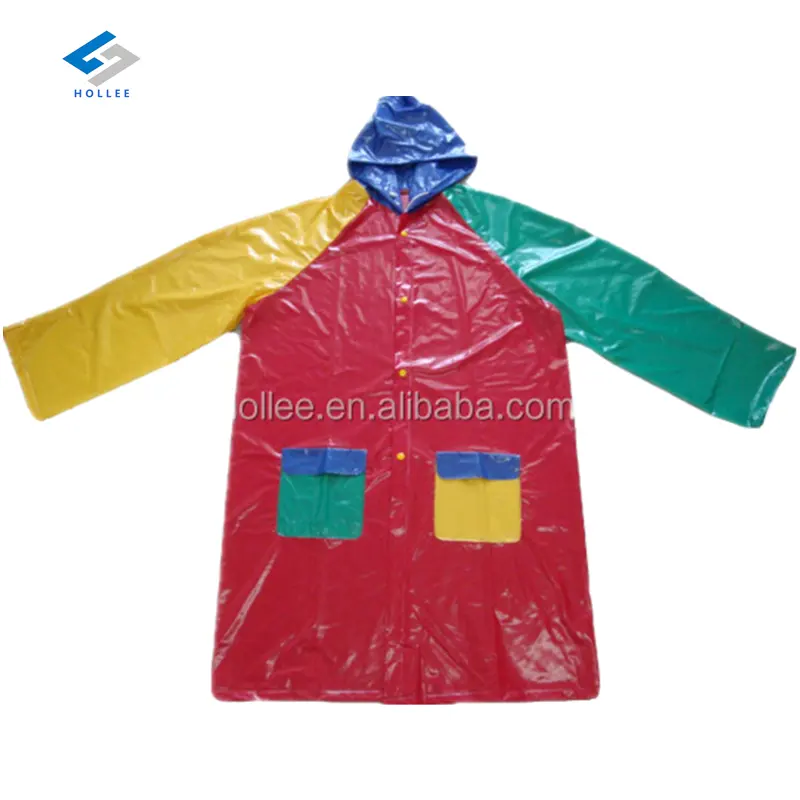 Prezzo economico impermeabile personalizzato multi colore africa cappotto antipioggia per bambini colorato riutilizzabile PVC bambini impermeabili cappotto antipioggia