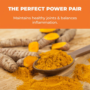 Nouveauté : capsules de curcuma, soutient la santé du système digestif pour les hommes et les femmes, extraits de plantes de curcuma biologiques - Product Image 5