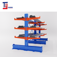 Supports d'affichage de stockage en porte-à-faux en acier froid robuste Étagère sans boulon double face avec bras de support d'entrepôt Utilisation de supermarché
