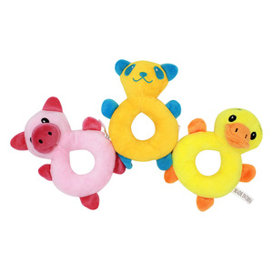 Jouets interactifs en peluche pour chiots, canards créatifs à mâcher, couineurs, roses, jaunes, oranges, durables, vente en gros à prix réduit - Product Image 1