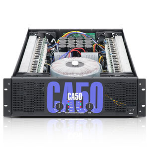 CA50 2*1100W 4/8/2 Ohm Amplificador de Potencia Estéreo de Metal Clase H para Equipos de Sonido Profesional - Product Image 1