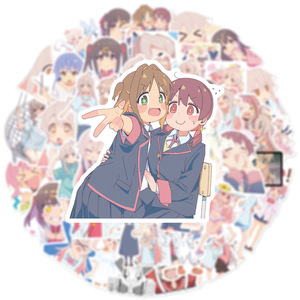 Nouveauté <span class=keywords><strong>2023</strong></span> : 50 autocollants amusants de <span class=keywords><strong>manga</strong></span> et d'anime avec des messages pour vous, style fille mignonne - Product Image 6