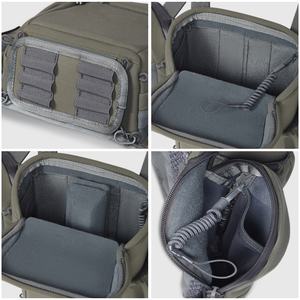 Harnais pour jumelles, sac de poitrine professionnel, étui pour jumelles avec poche pour télémètre, pour la chasse, l'observation des oiseaux et la randonnée - Product Image 5